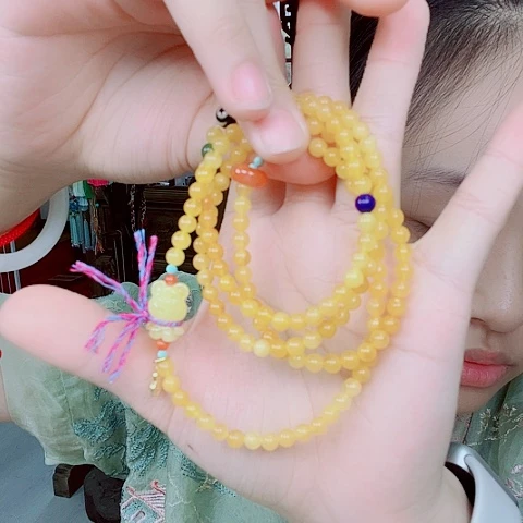 未镶嵌蜜蜡手链多样性发货一件