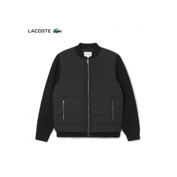 LACOSTE法国鳄鱼男装秋季时尚百搭羽绒服短款外套夹克男|BH6802