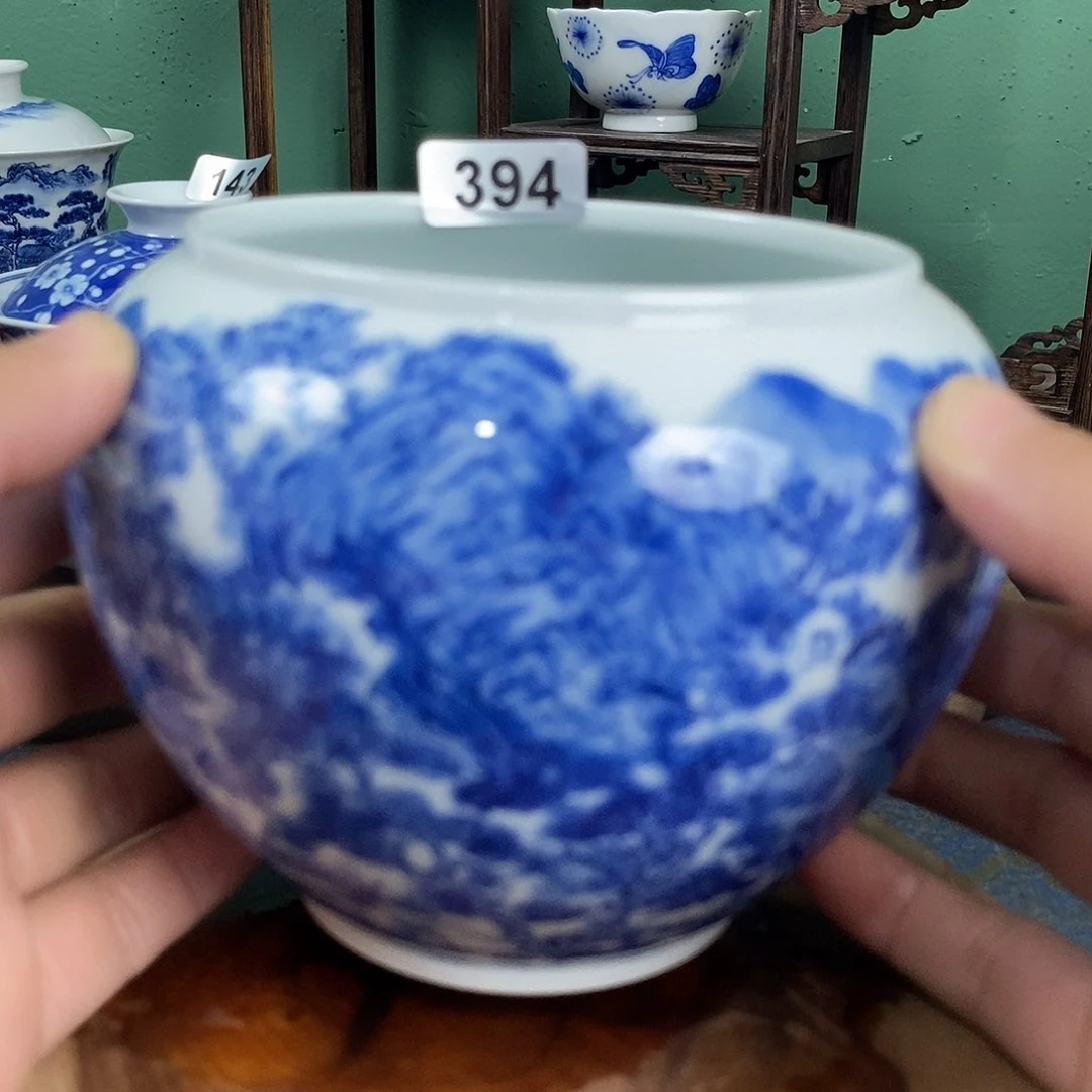 景德镇手绘青花茶器394