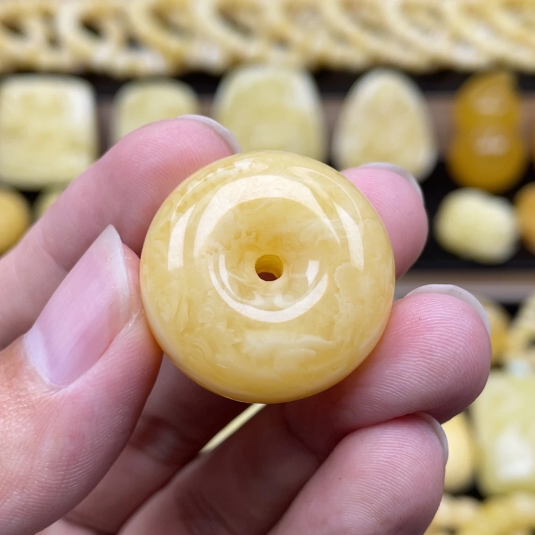 琥珀未镶嵌裸石琥珀蜜蜡