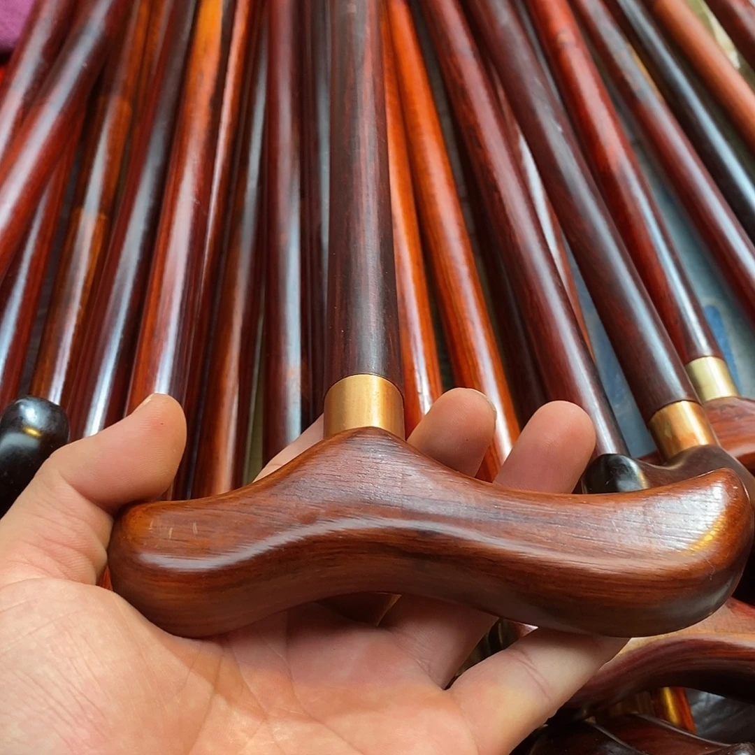 香榧木紫檀 鸟头 细 拐棍 细