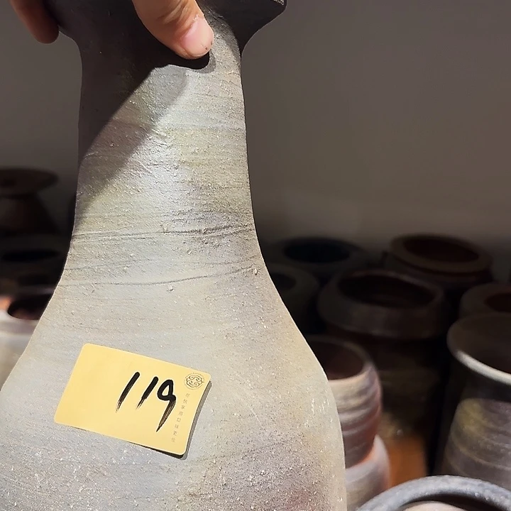 备前烧作品大花器款