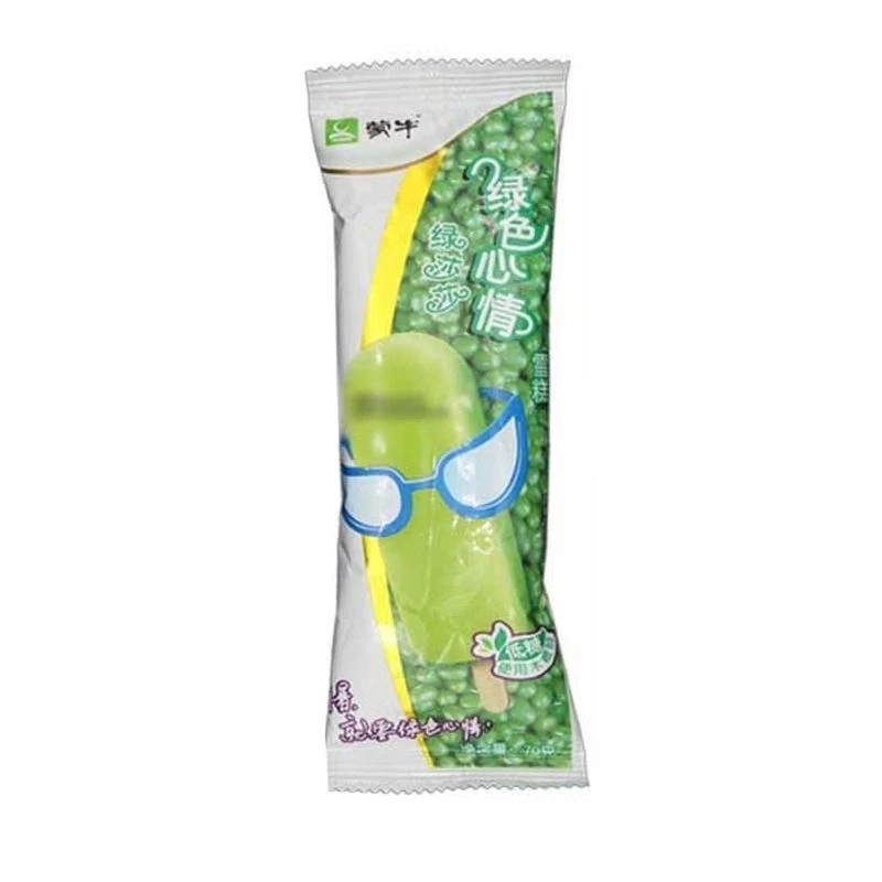 蒙牛 绿色心情绿莎莎雪糕 70g/袋