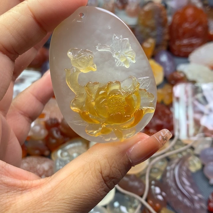 玛瑙/玉髓颈饰未镶嵌蒙****r