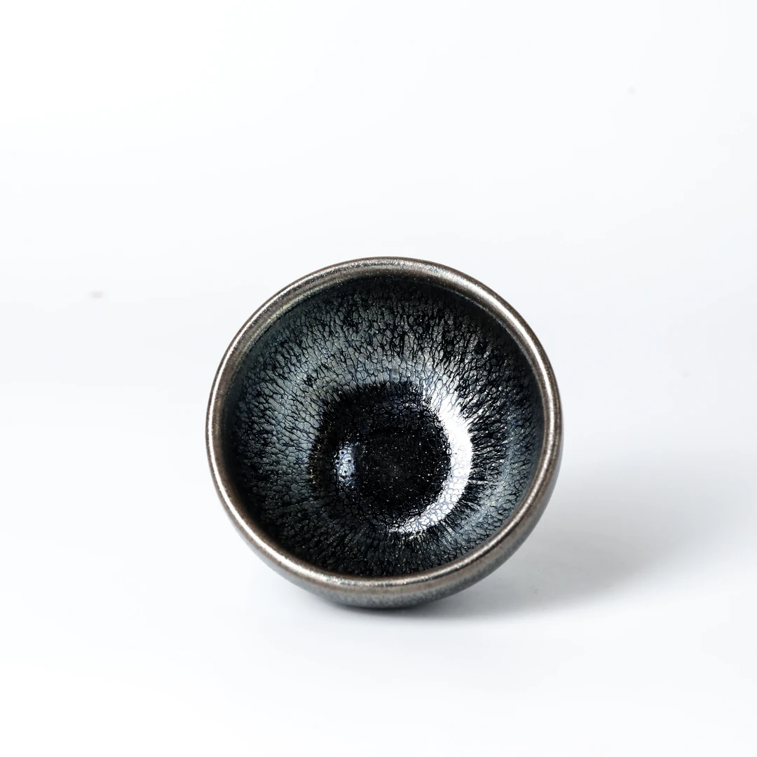 彩金油滴建盏82*49mm内里70mm 11240724-02-5