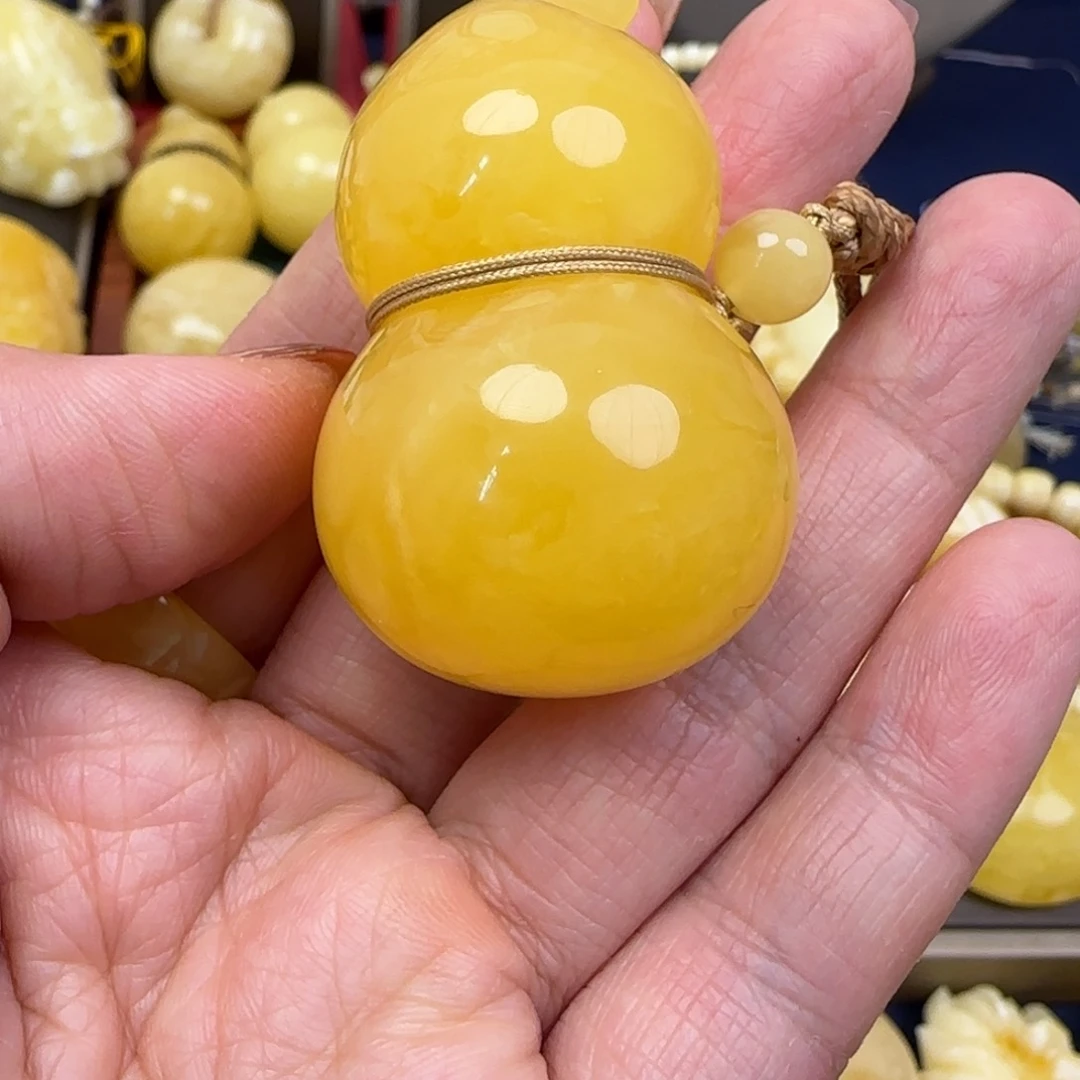 蜜蜡颈饰未镶嵌天然蜜蜡