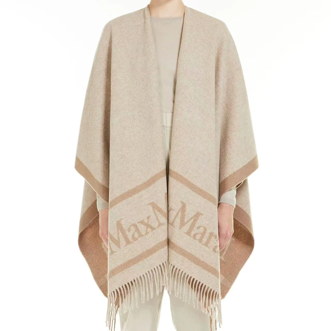 未使用 MaxMara 羊毛披肩