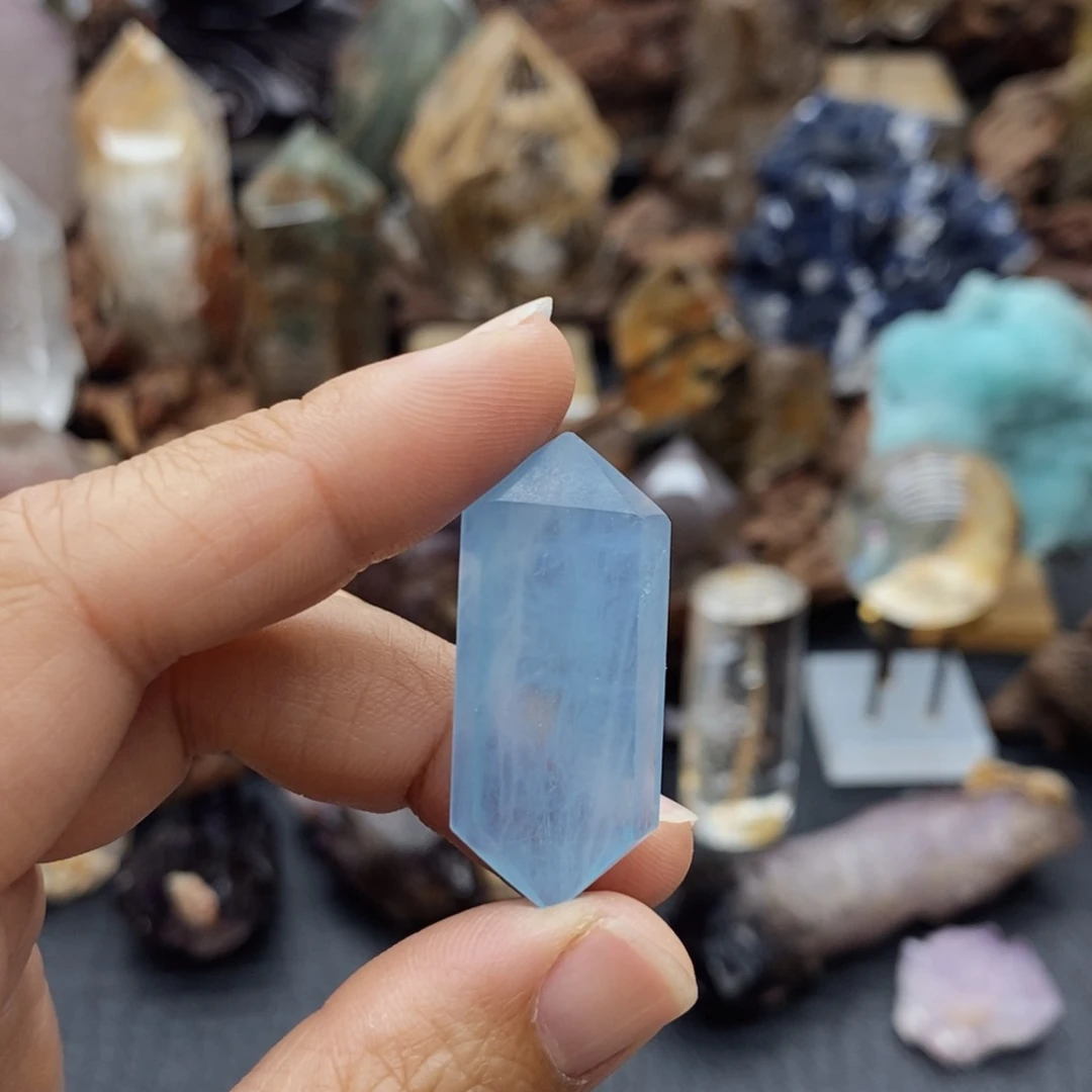 石材海蓝宝双尖t5