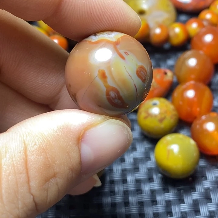 玛瑙/玉髓颈饰未镶嵌大*