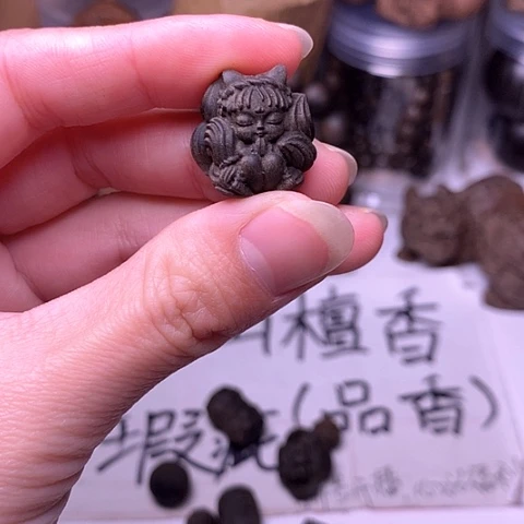 檀香木吊坠檀香阴沉立体凤九