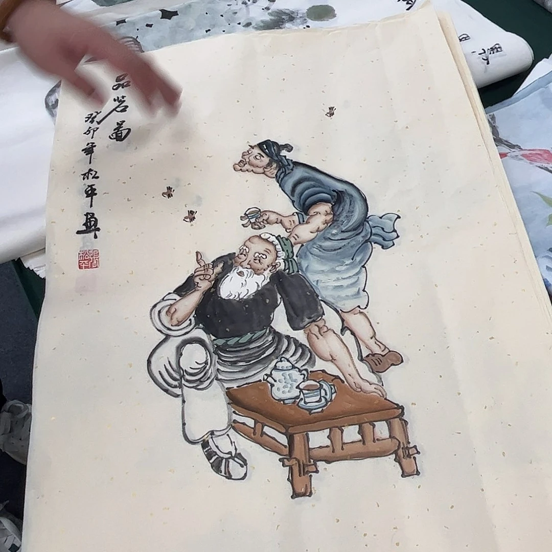 国画国画作品宣纸纯手绘