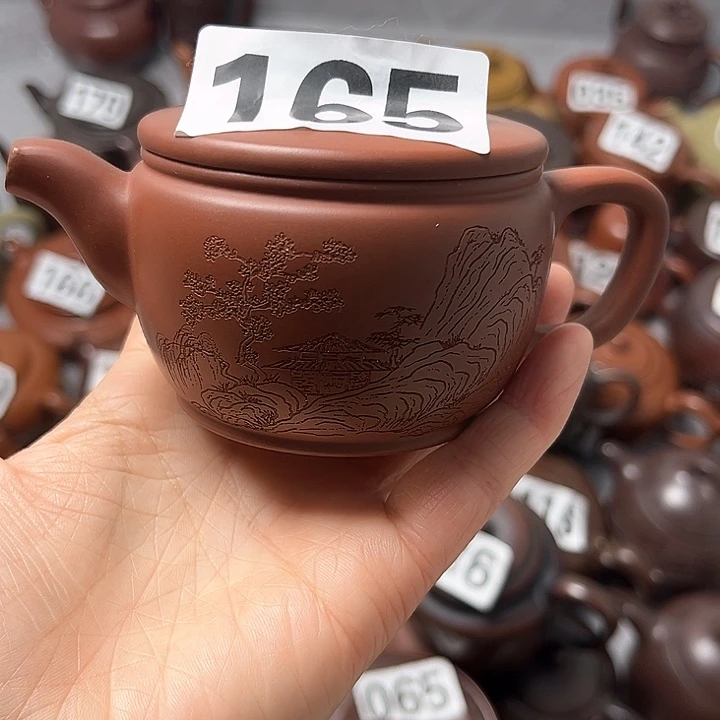 紫砂茶壶用****9紫砂微瑕半手