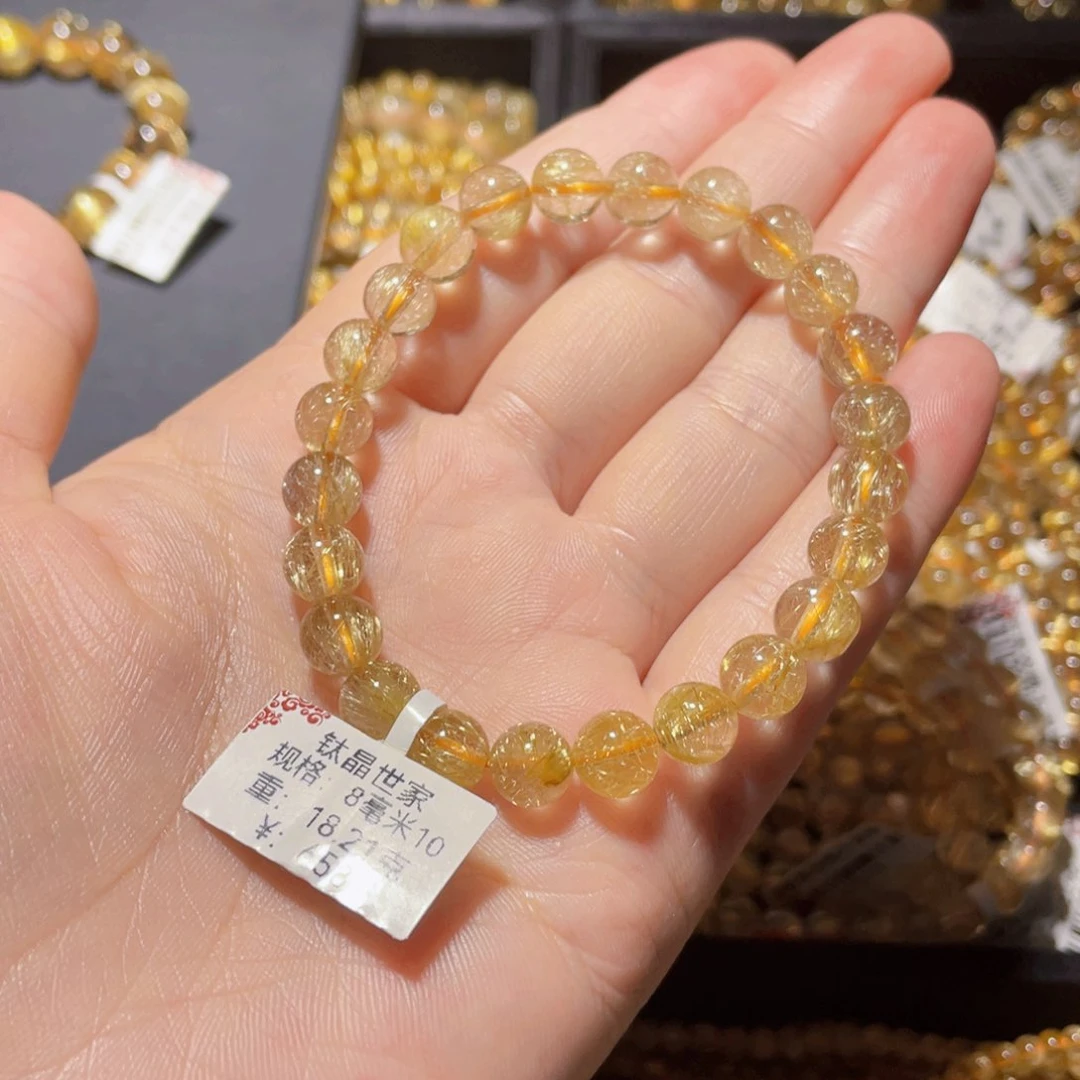 水晶手链未镶嵌天然水晶手链