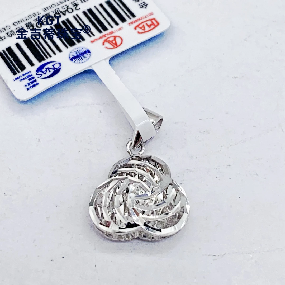铂金Pt950 三叶吊坠