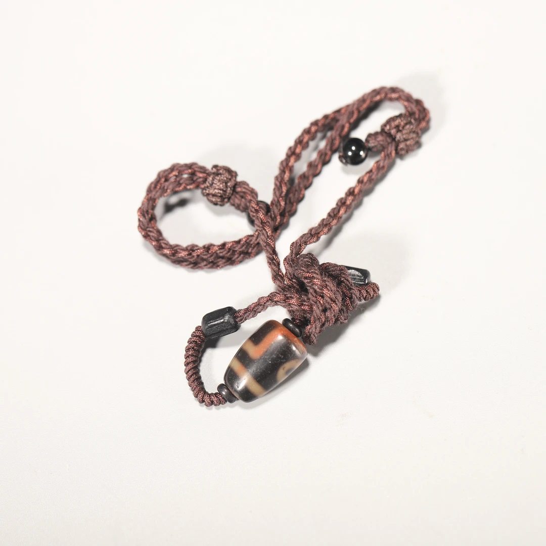 Lot27 明代 天地眼至纯天珠