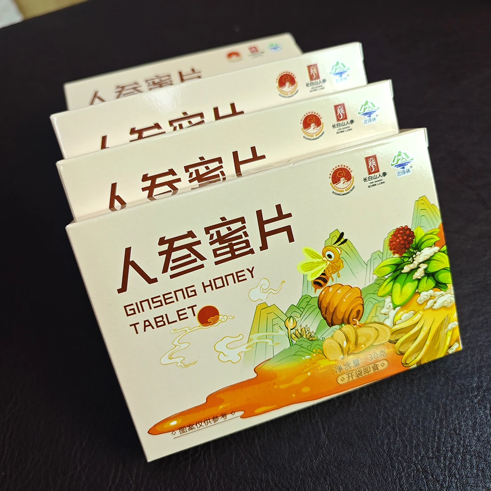 人参蜜片鲜参长白山切片吉林蜂蜜即食直径1.5-2.0cm30g