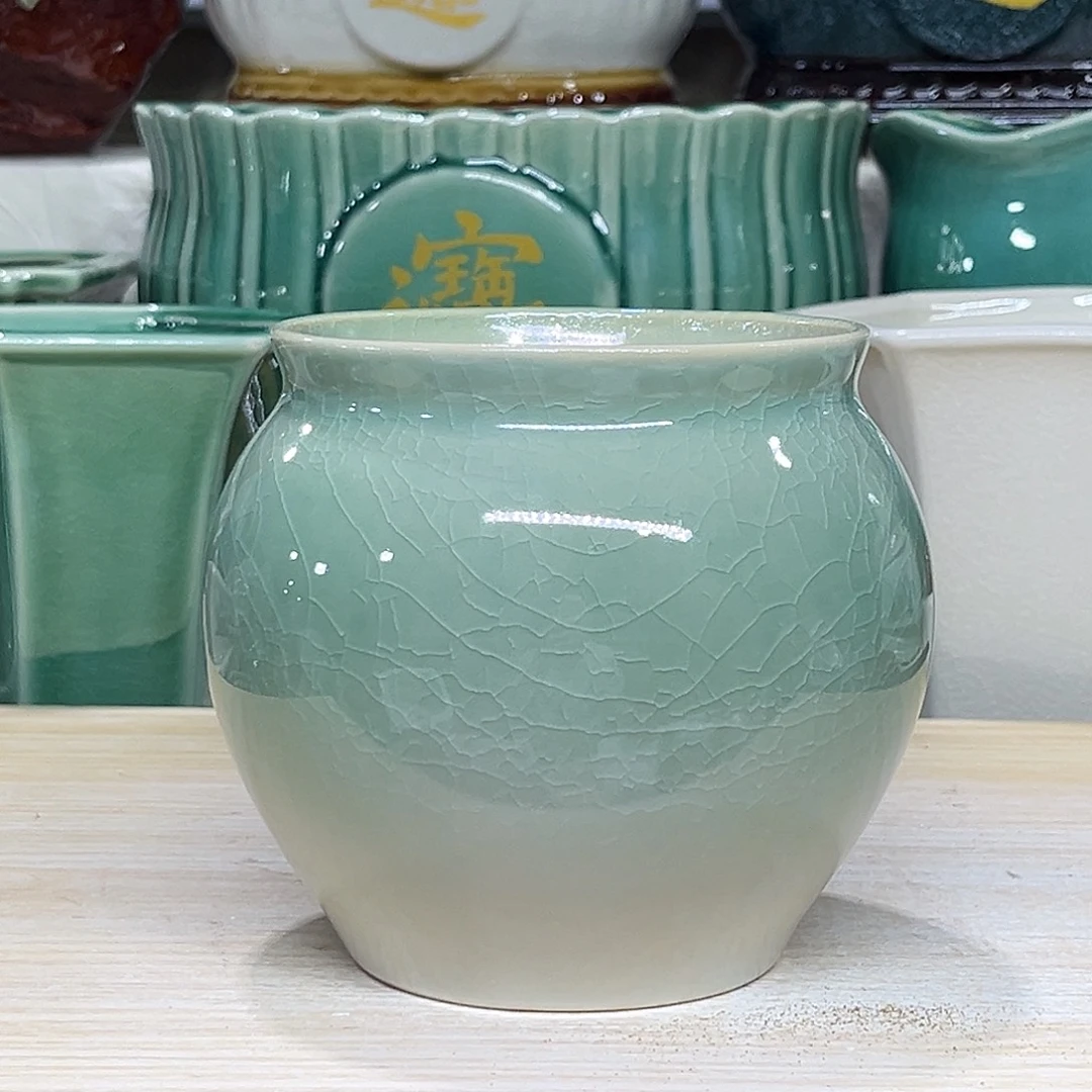 陶瓷绿植多肉微瑕花盆口径