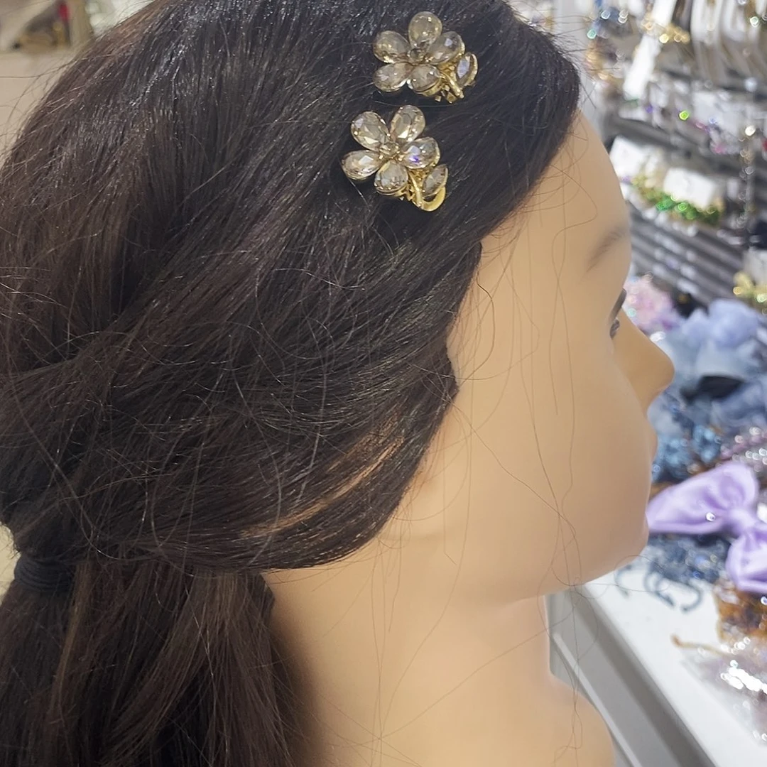 仿水晶合金小鸭夹