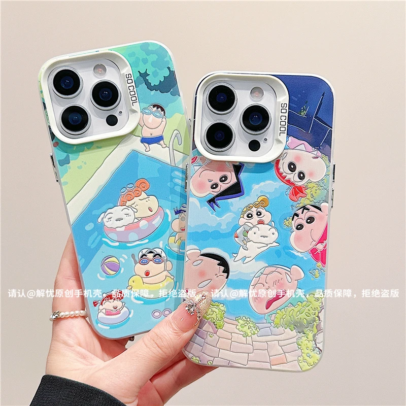 磨砂彩银适用苹果16/iPhone/华为荣耀/OPPO/VIVO/小米/手机壳保护