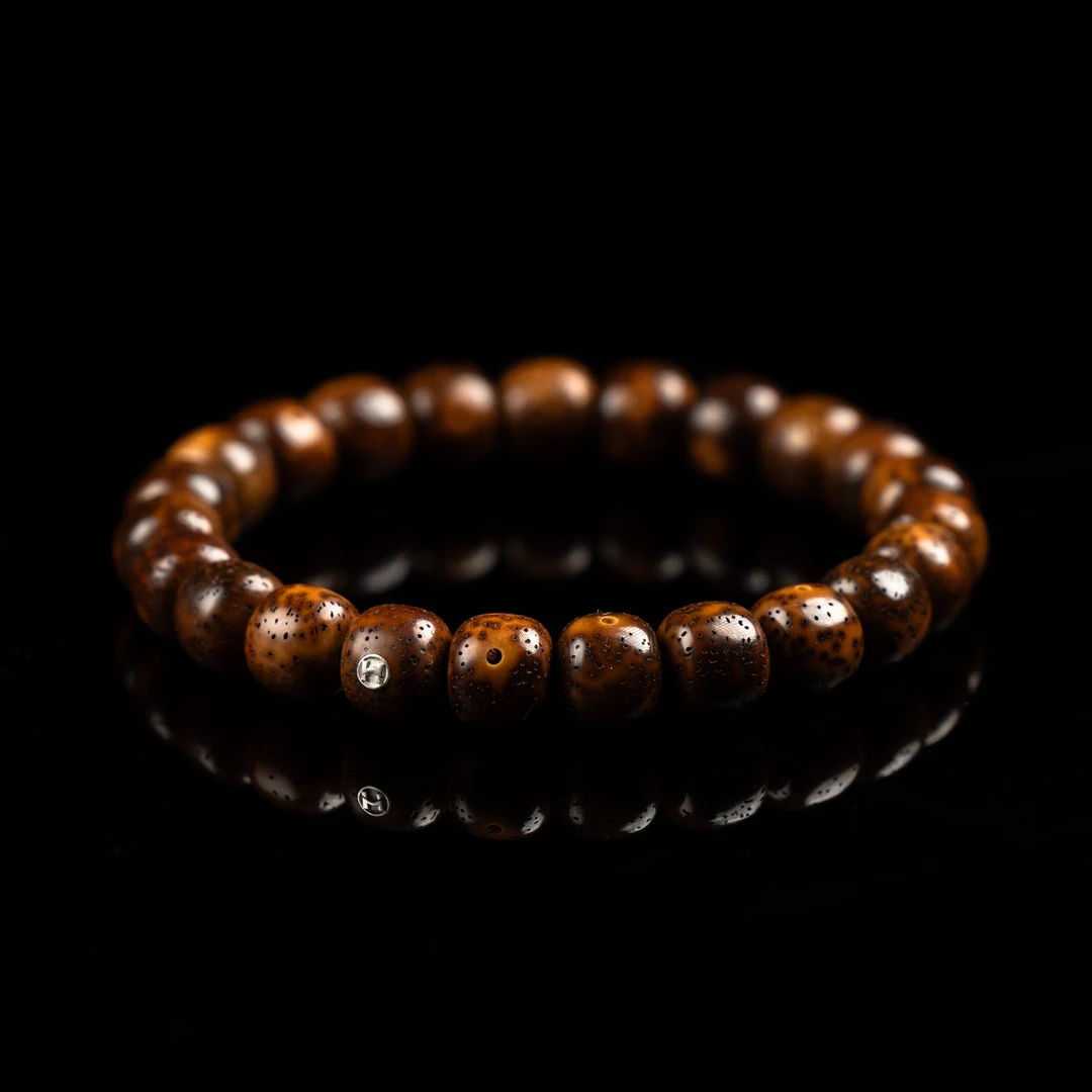 HANWU汉物·精工级中珀深花皮10*9手串