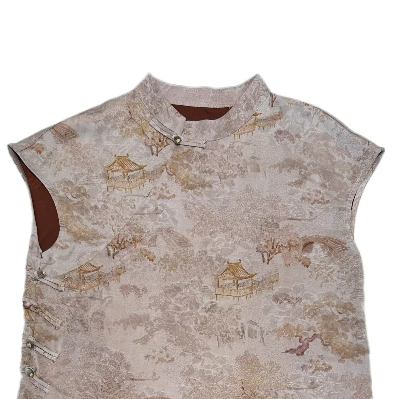 新中式国风时尚百搭重磅小衫奥黛-5357