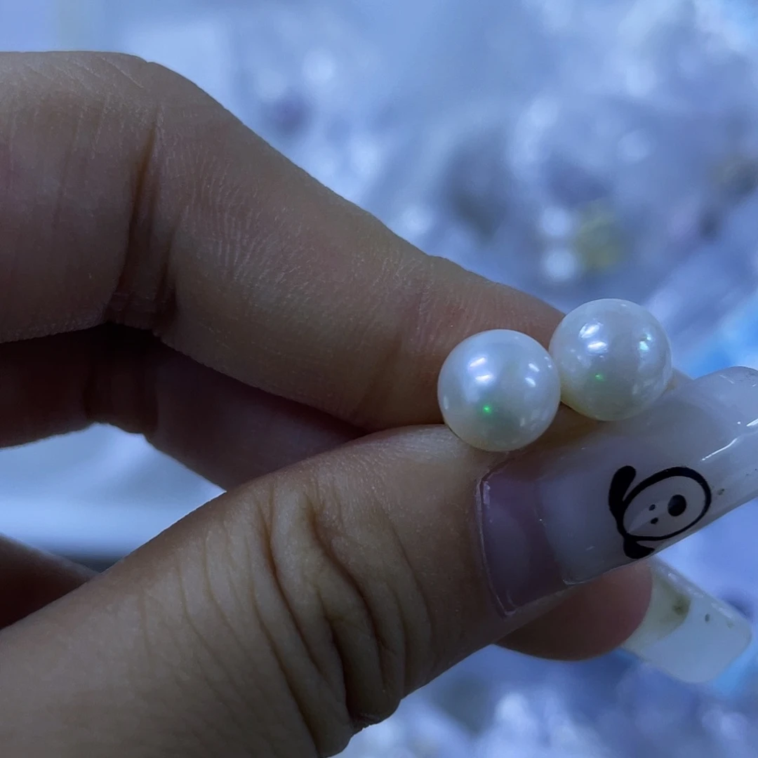 银S925镶嵌海水珍珠耳饰