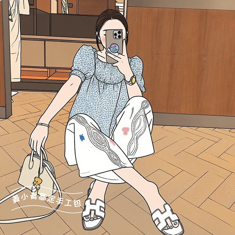 姜小青私定【保龄】19cm手工斜挎包【036】