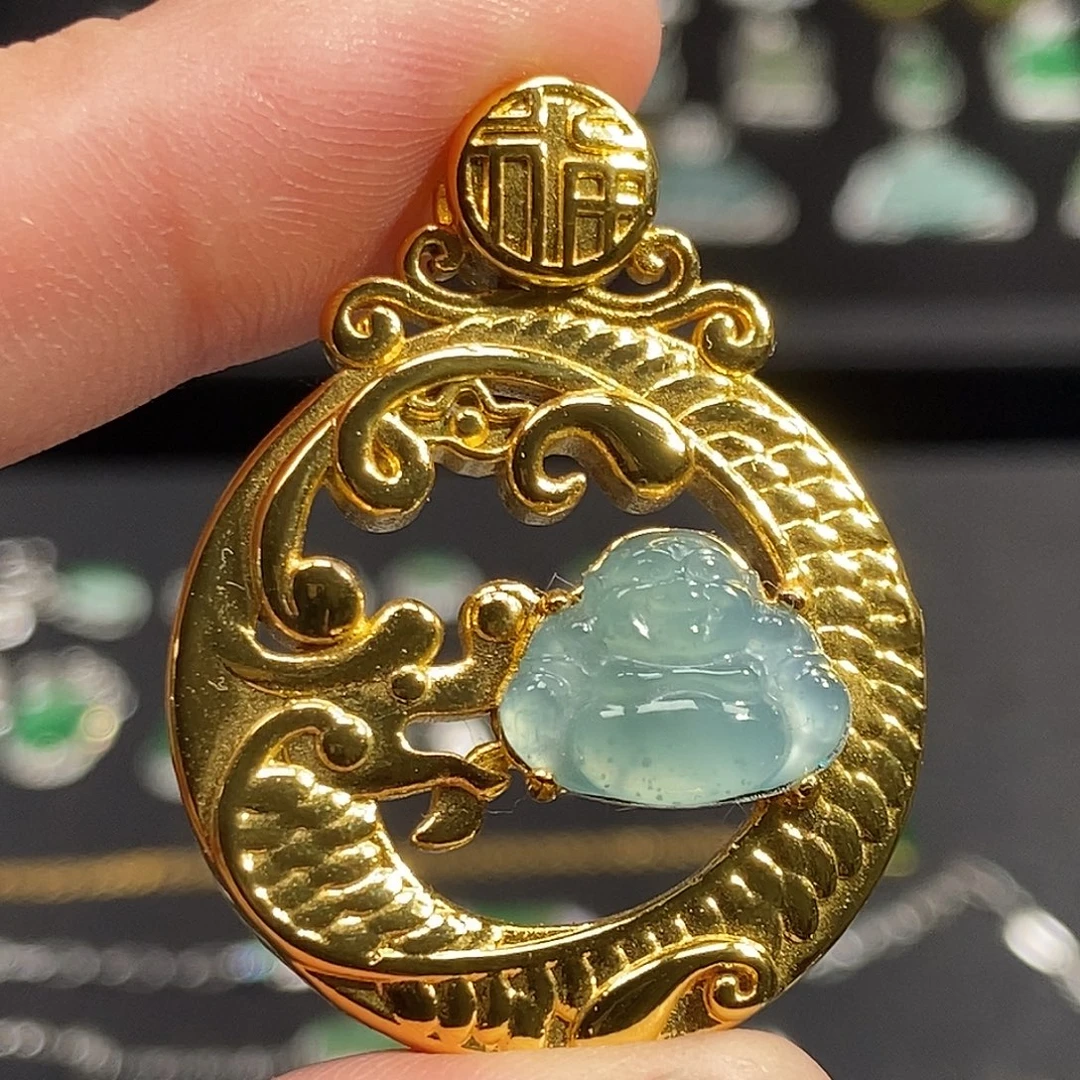 翡翠合金颈饰124689900