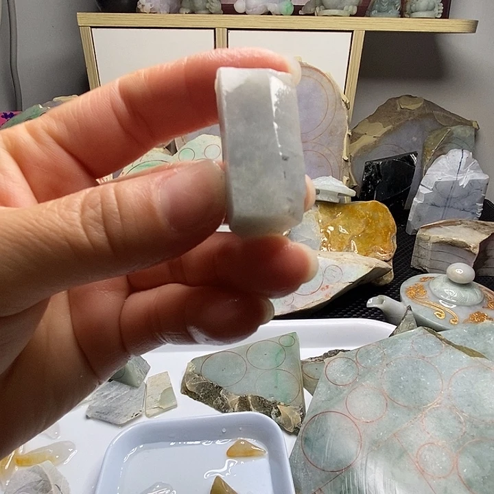 翡翠散珠缅甸翡翠56