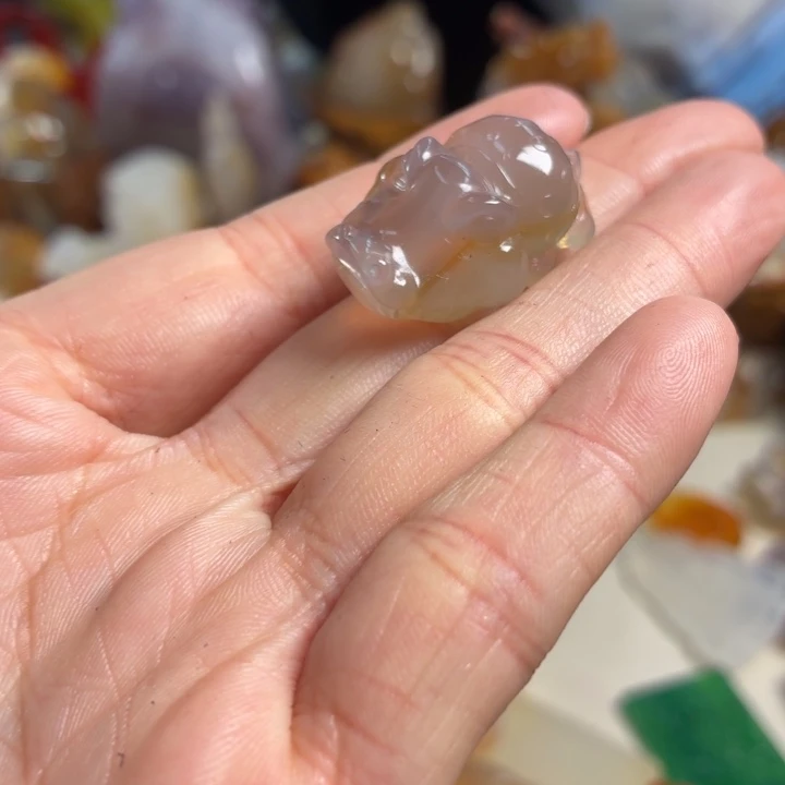 玛瑙/玉髓未镶嵌吊坠(不含链)