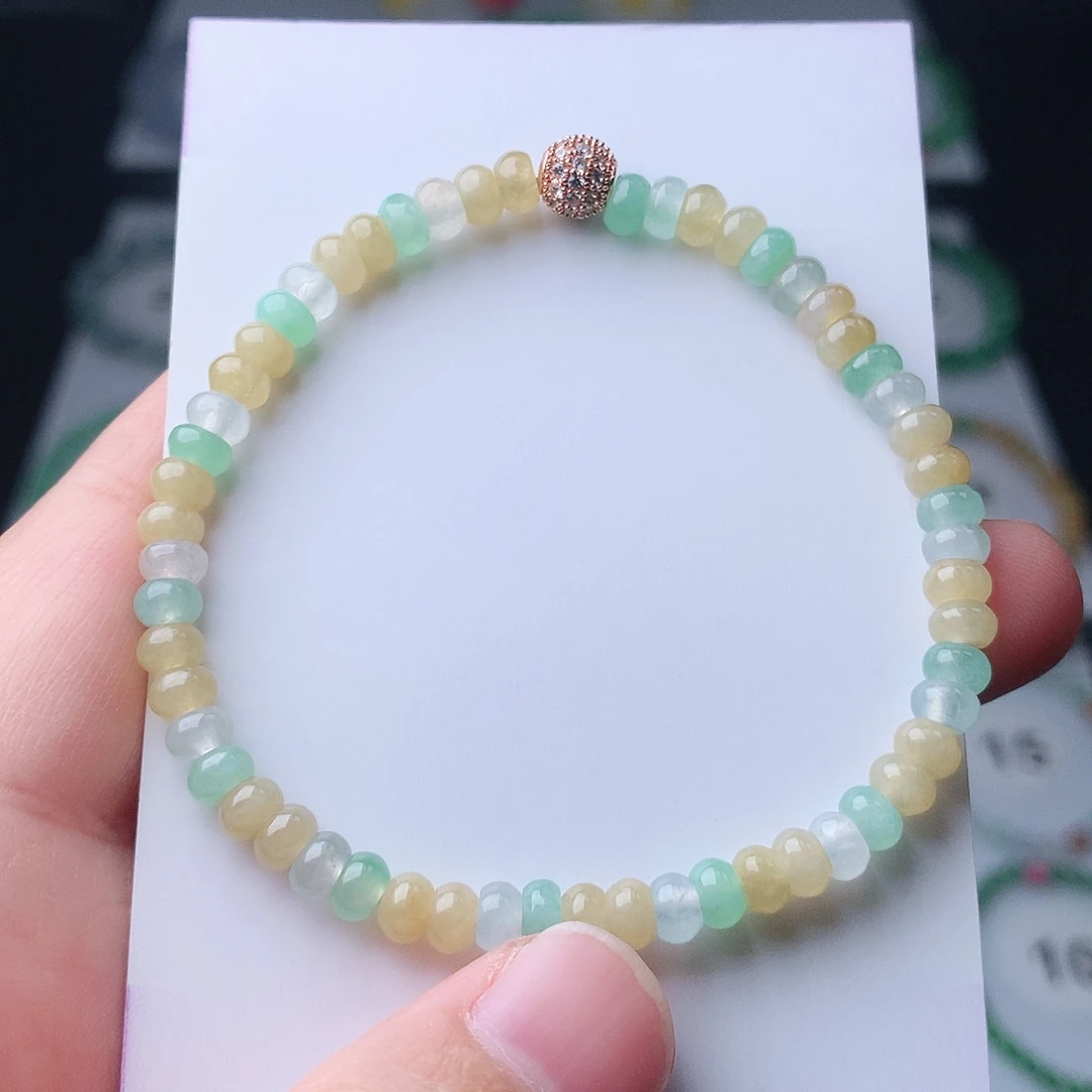 翡翠未镶嵌手链翡翠