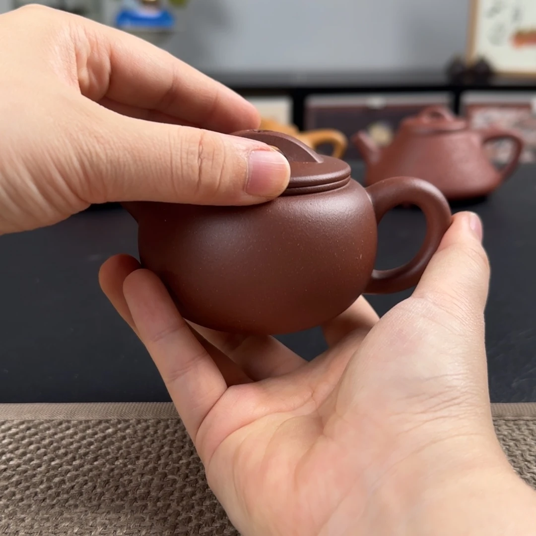紫砂茶壶微瑕汉瓦