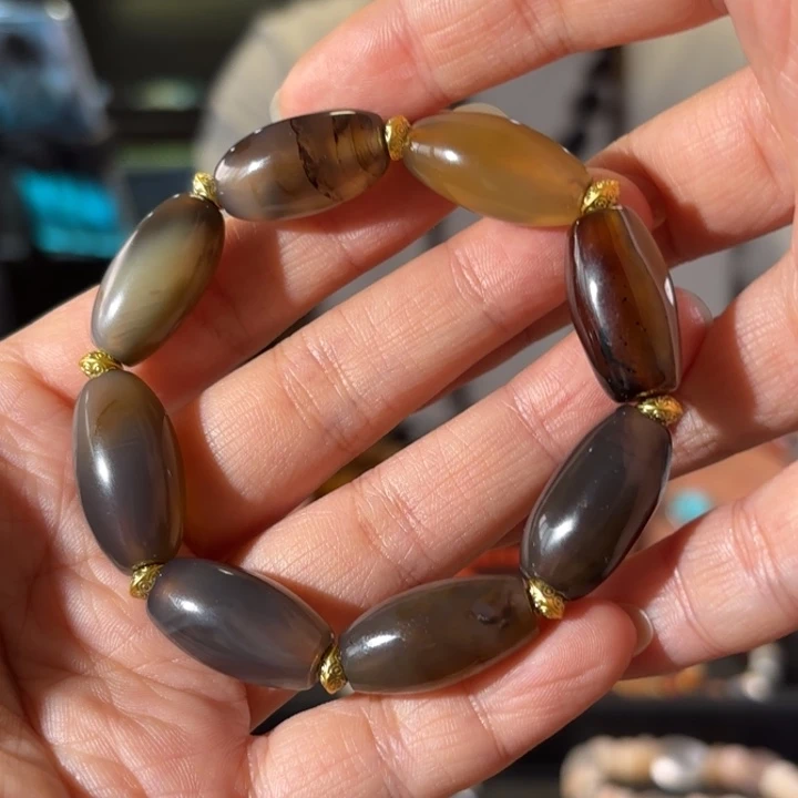 玛瑙/玉髓未镶嵌颈饰玛瑙