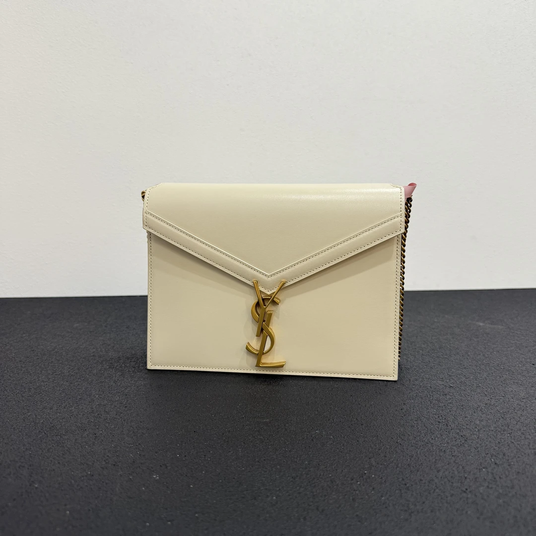 99新 YSL/圣罗兰 壹所奢品/YSL cassandra 光面 链条款 白金