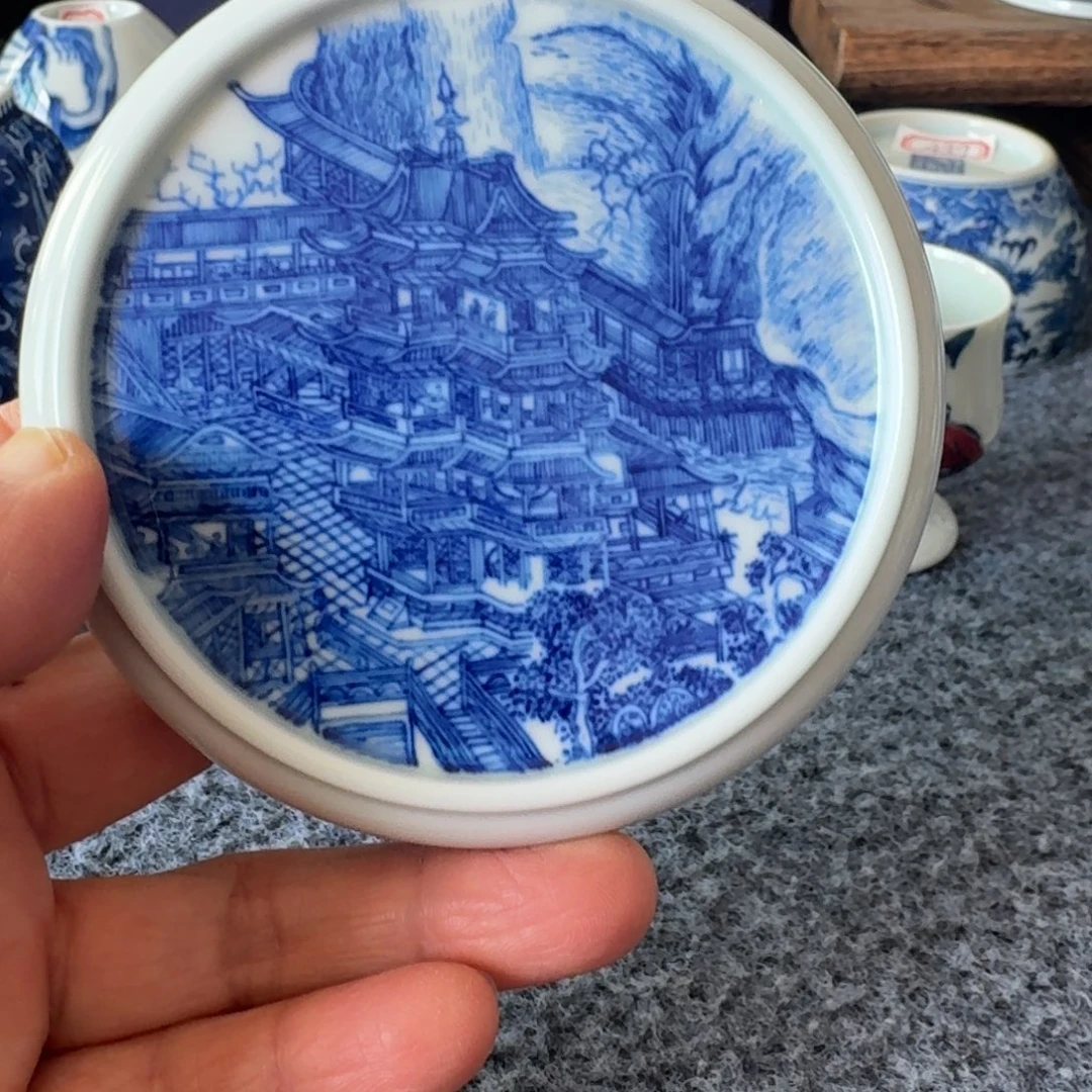 现代景德镇陶瓷手绘茶具
