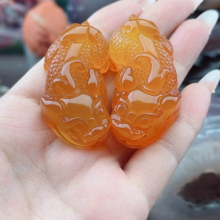 隐***候玛瑙未镶嵌手饰吊坠
