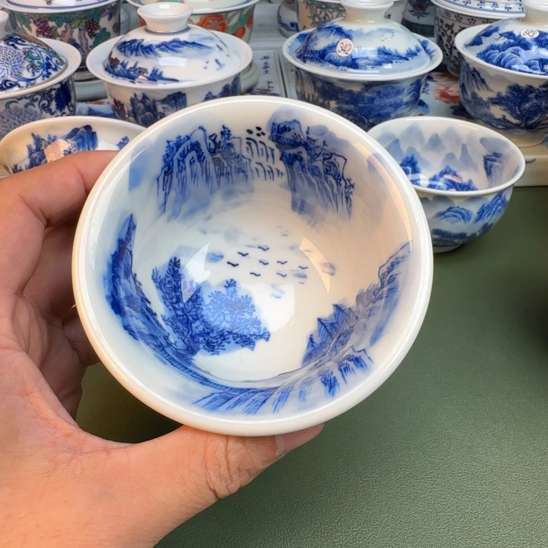 陶纯手工纯手绘茶具354