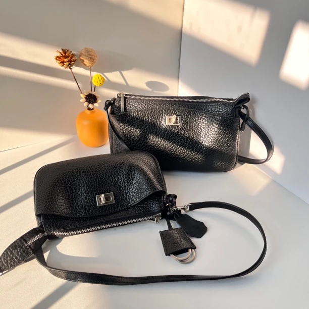 【燕子】&小众轻奢设计感时尚休闲牛皮真皮女士腋下包斜挎包