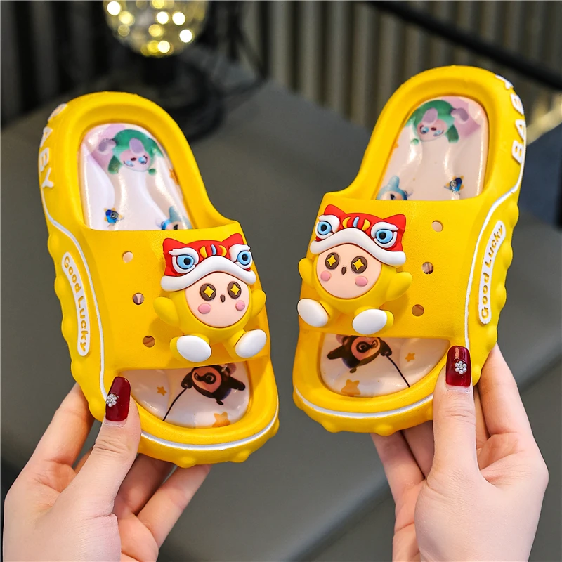 2025新款蛋仔派对拖鞋小孩儿童居家防滑软底宝宝男女童夏天凉拖