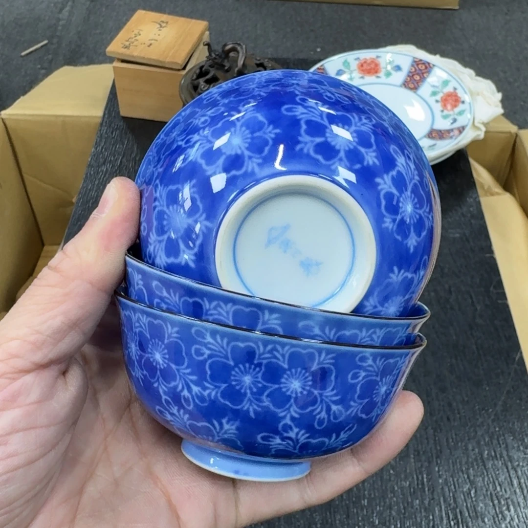 陶瓷日本中古工艺品摆件
