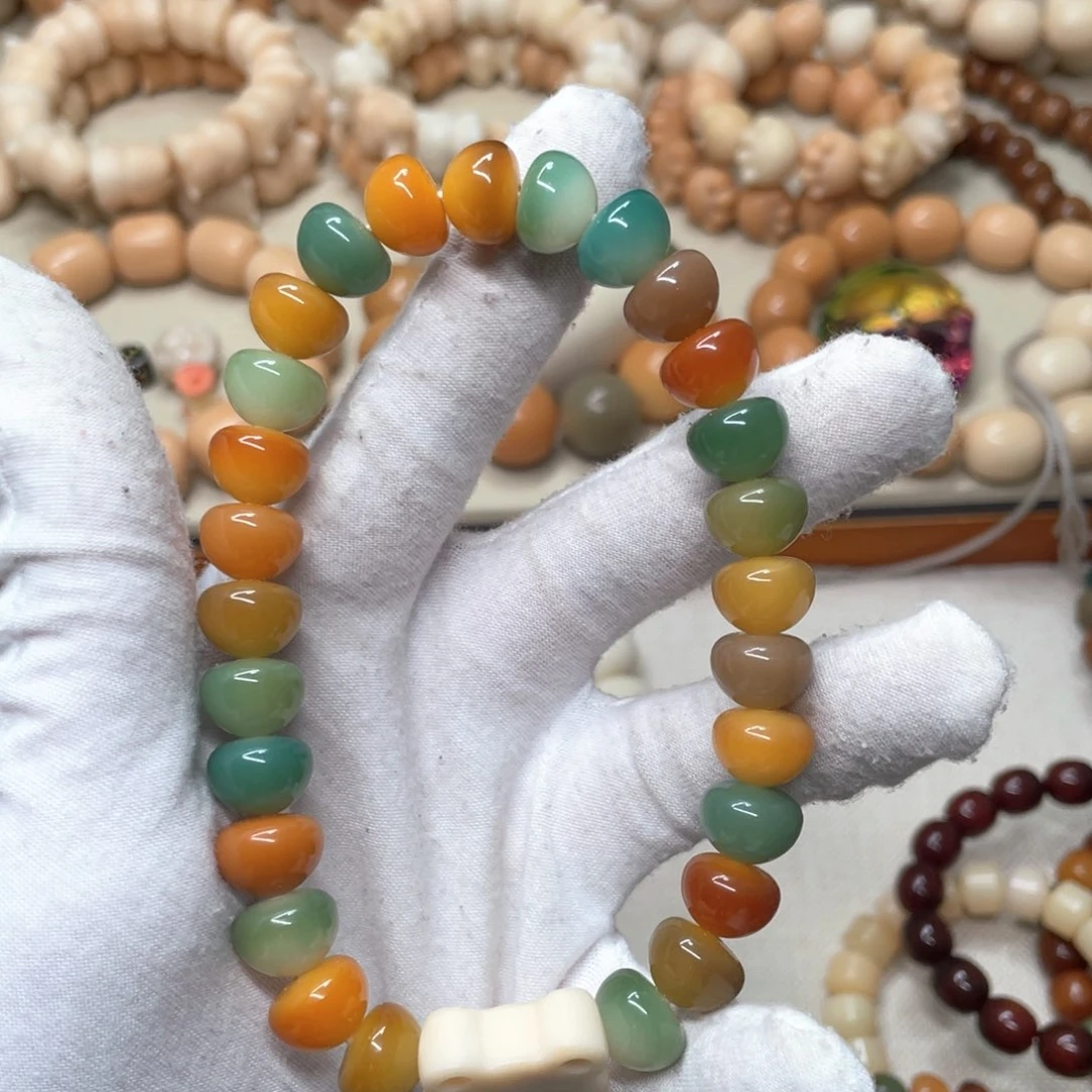 菩提根/象牙果吊坠水磨馒头手持908