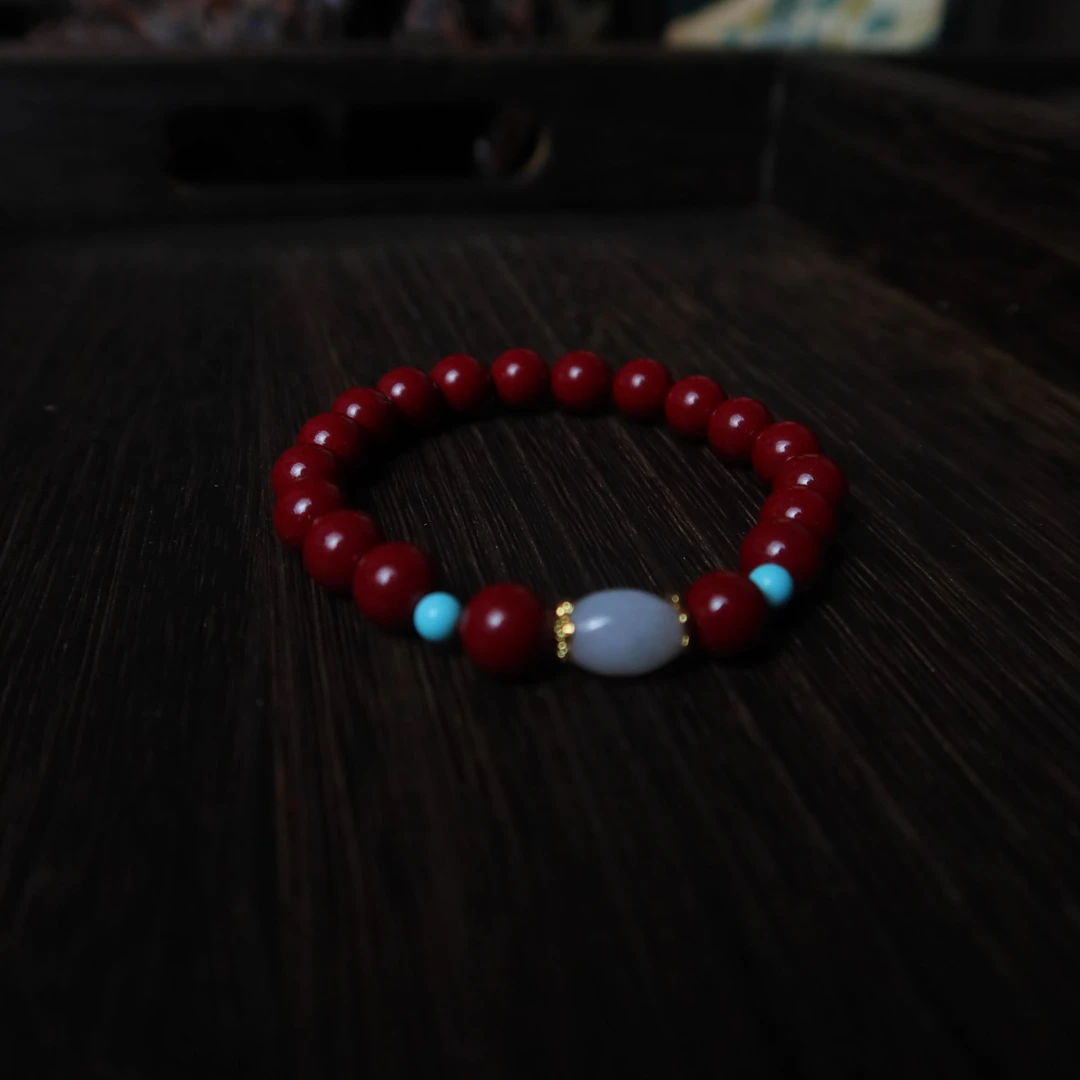 天然辰砂【范小粉专属】朱砂手串