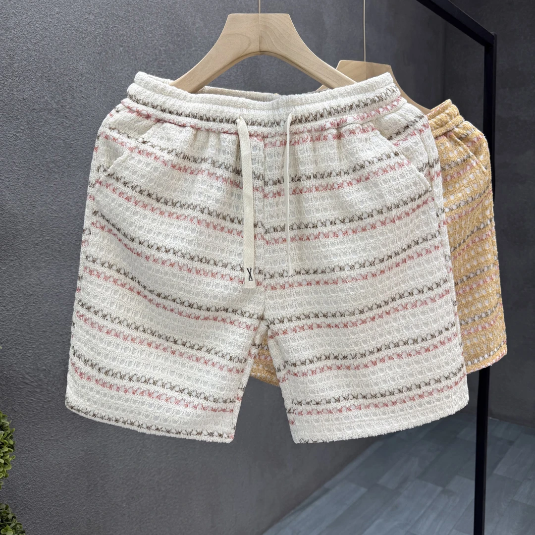 梦泡官方洋气中性风休闲短裤男外穿五分裤男士夏季青年痞帅大裤衩