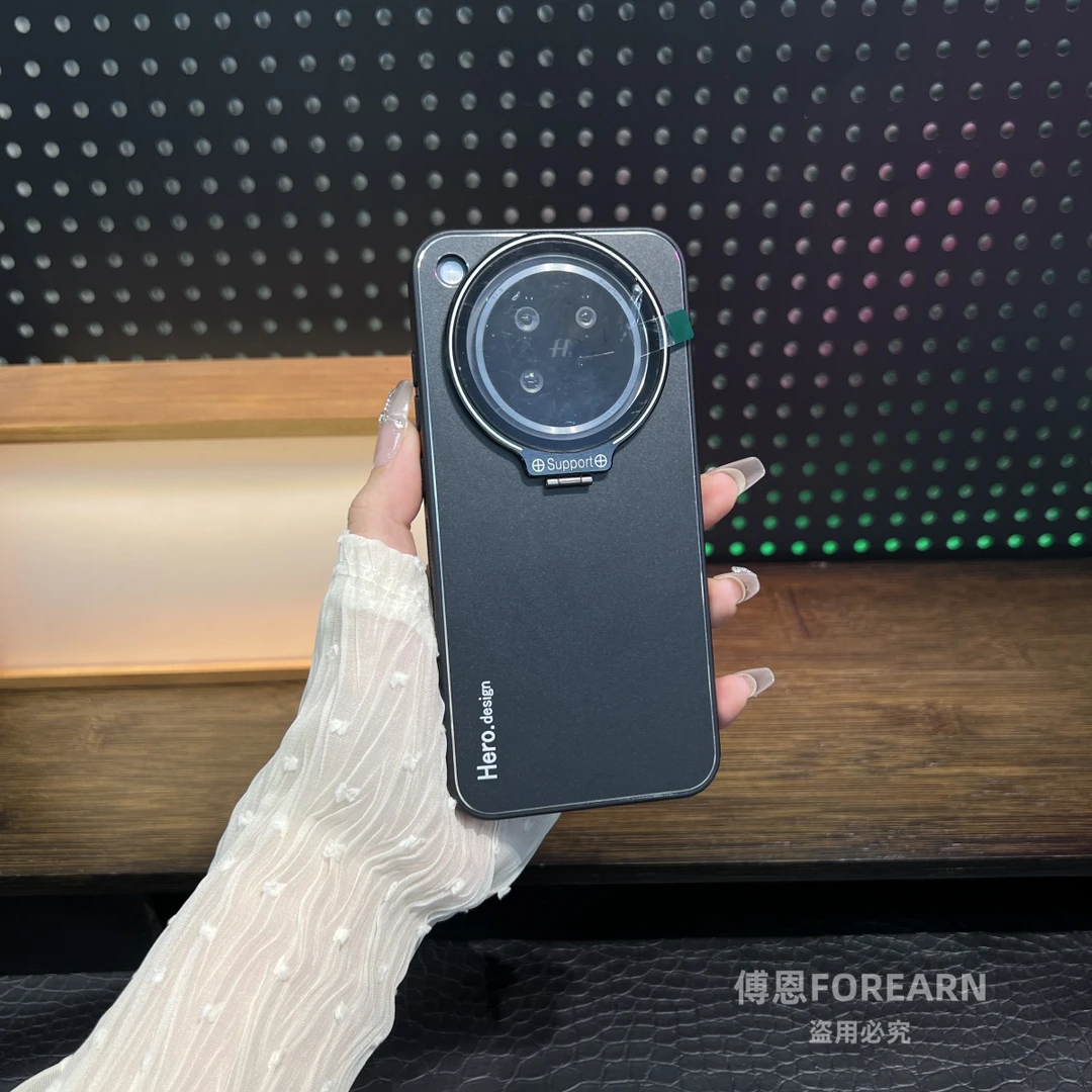 适用于oppoFindX8S+手机壳支架磁吸findx8ultra保护套男女款金属