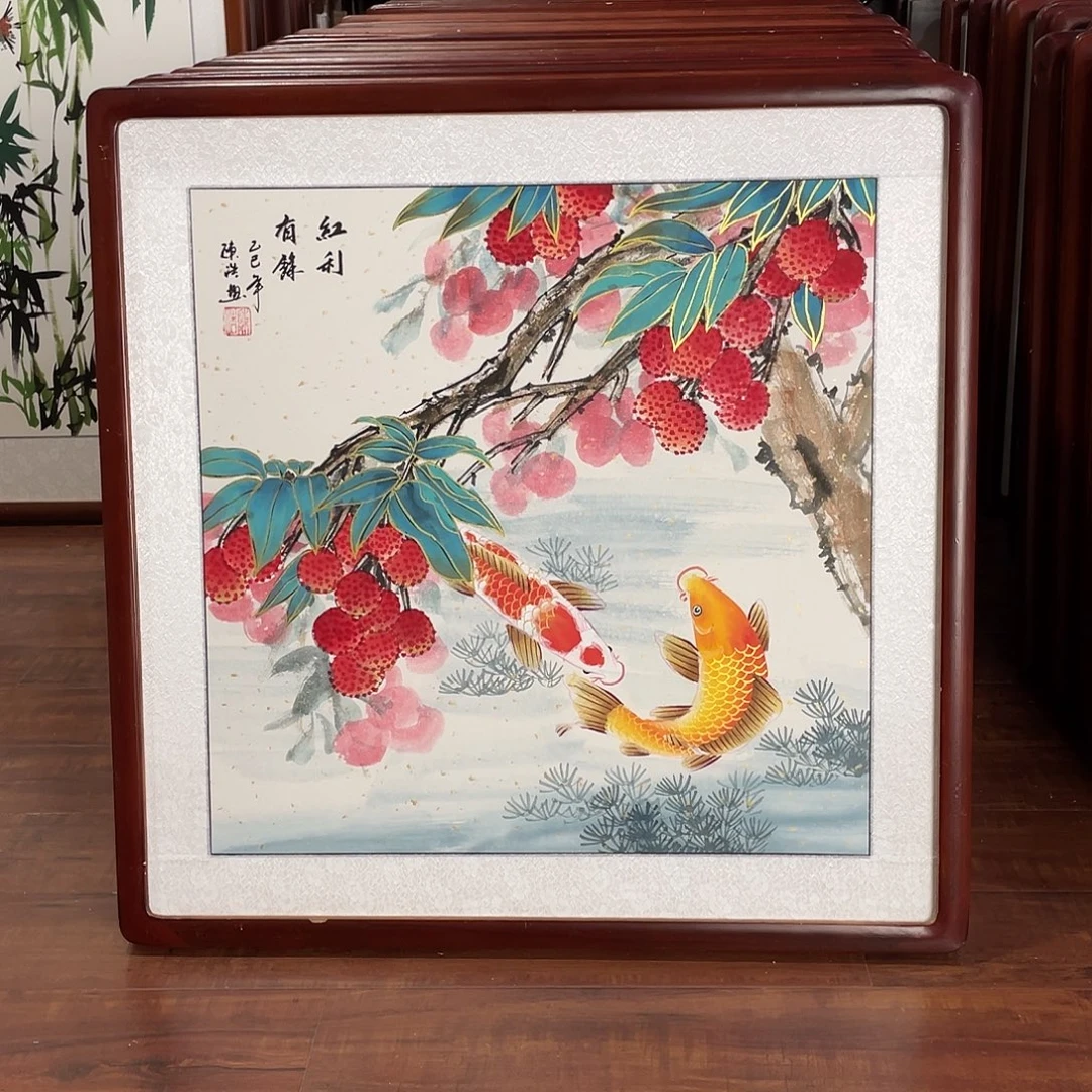 国画带框尺寸63*63厘米