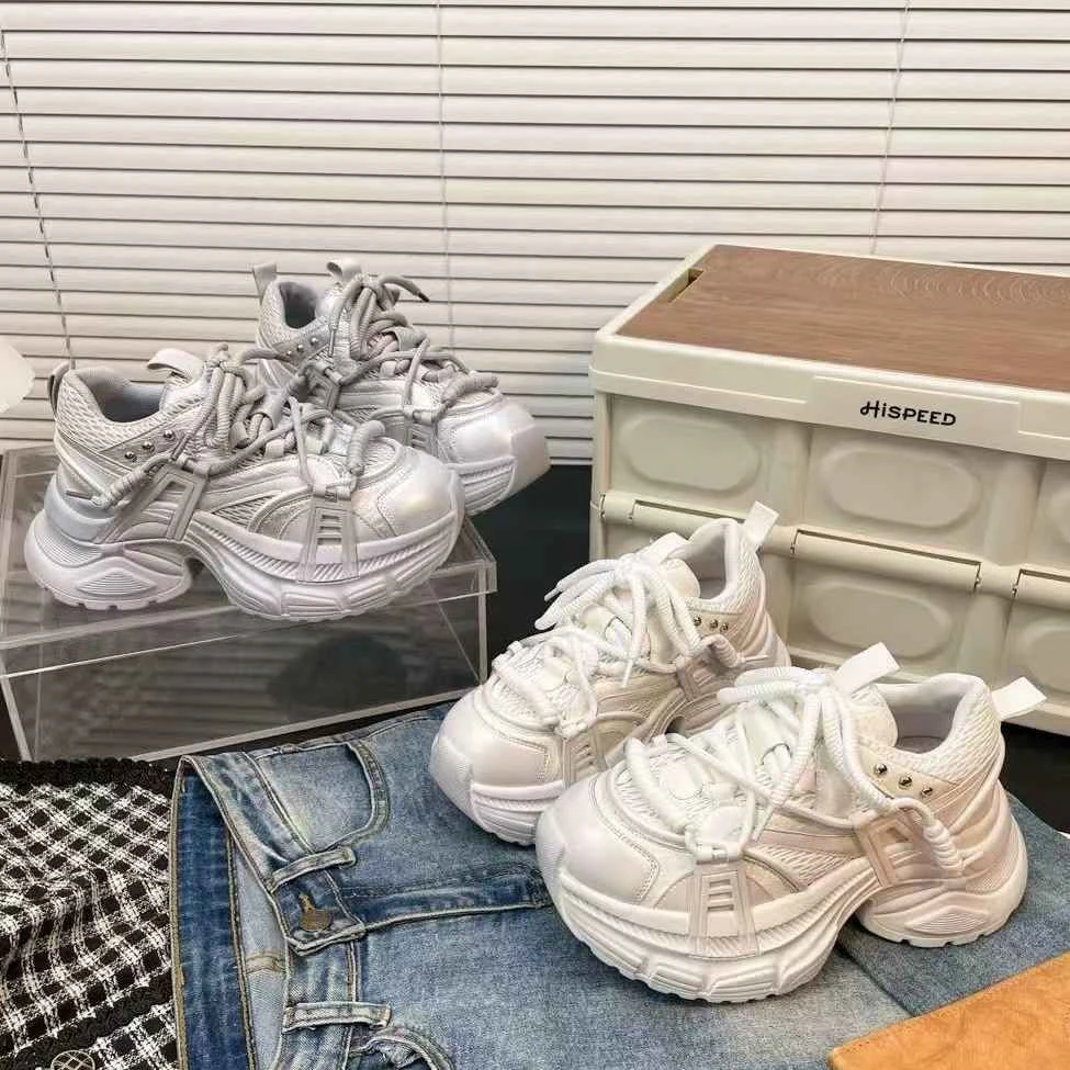 【苏蒂苏拉SDSL】9212-5做旧脏脏老爹鞋新款小个子增高休闲运动鞋