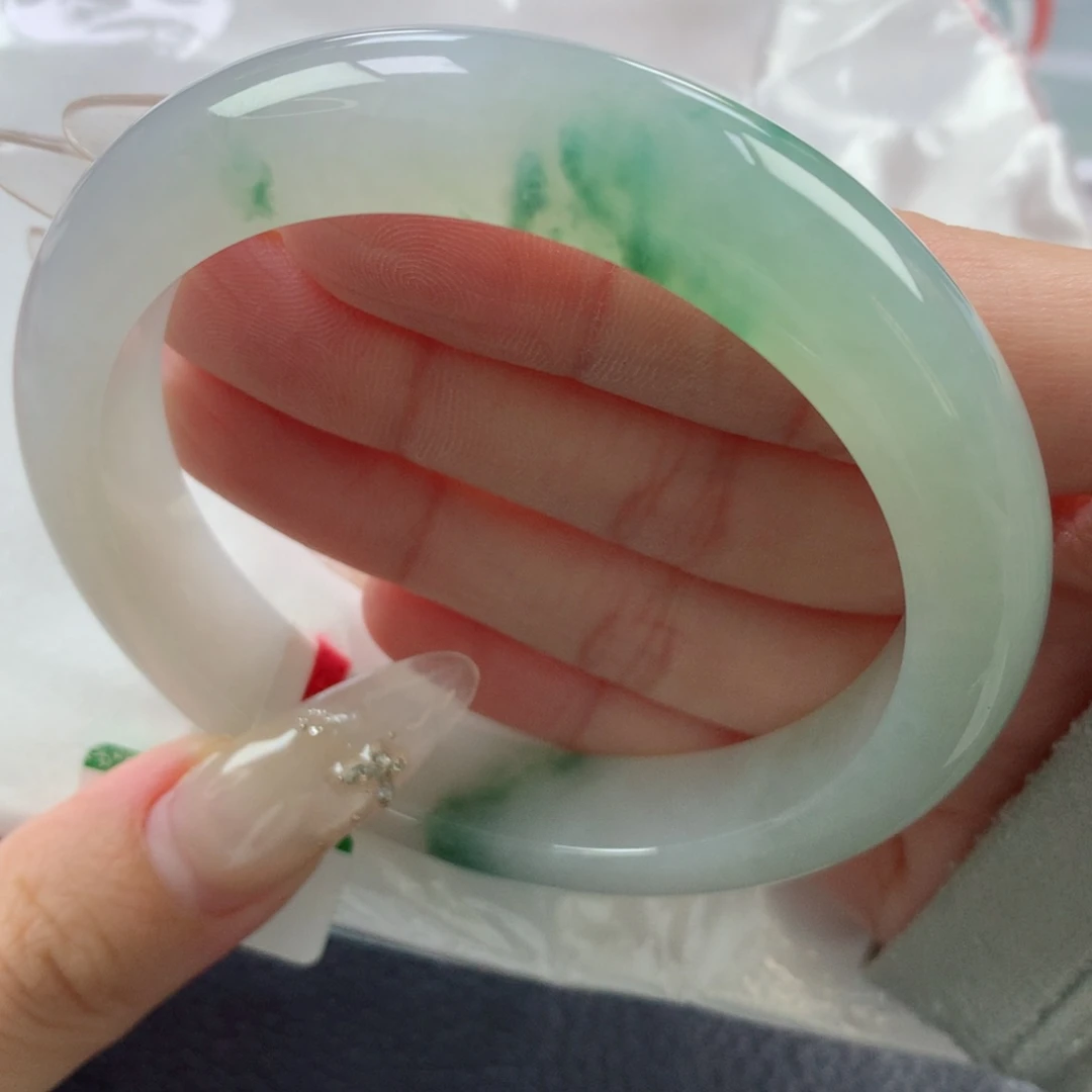 未镶嵌手镯翡翠缅甸天然翡翠A货59.8