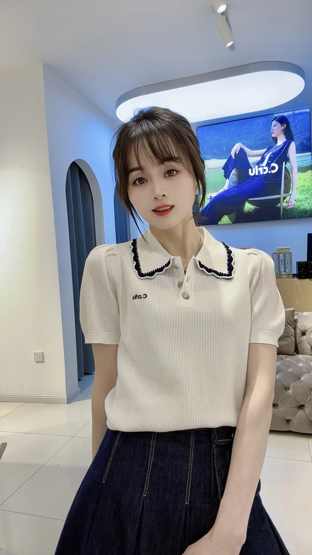 C.crlu可路莎 Polo学院针织衫 25夏新款