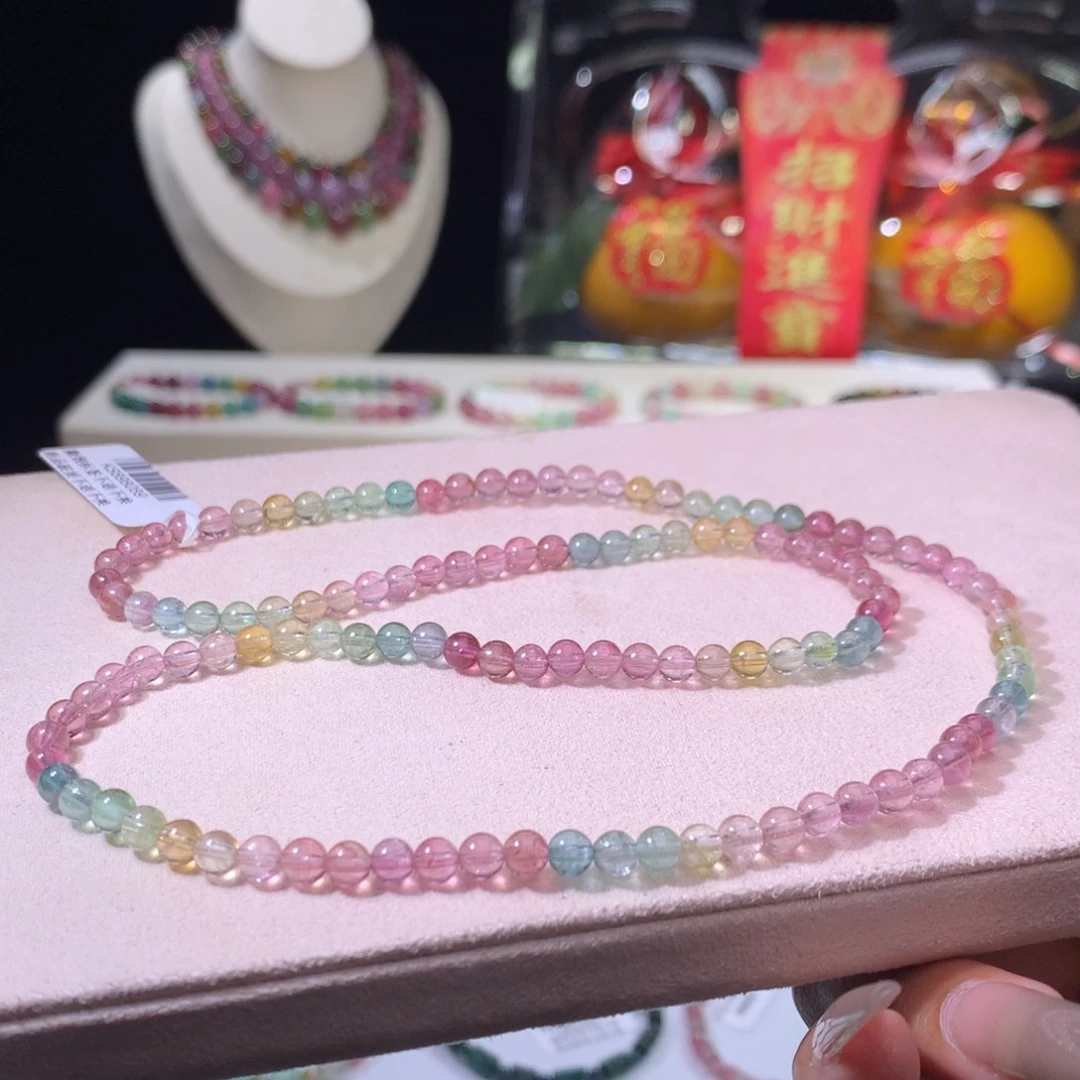 碧玺手链合金碧玺