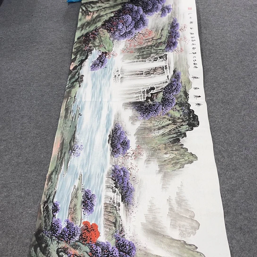 国画今天上午国画作品展示